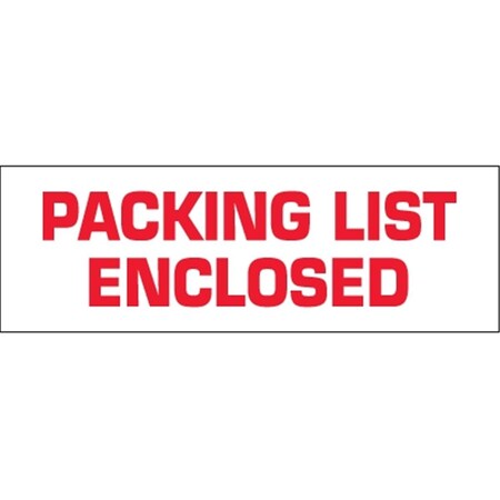 Perfectpitch 2 in. x 55 yards - Packing List Enclosed Pre-Printed Carton Sealing Tape - Red & White, 36PK PE3344855